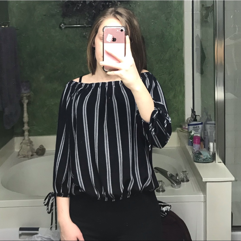 Off the shoulder shirt